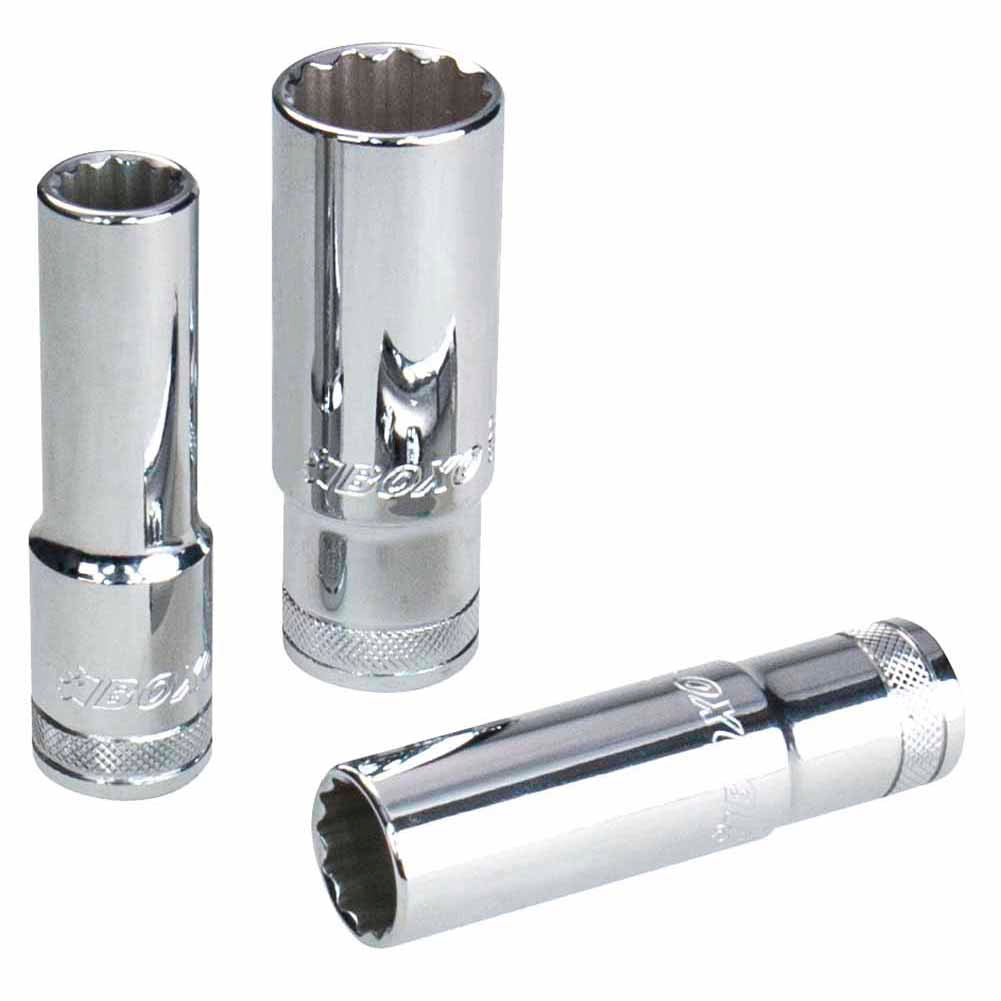 BOXO 13Pc 1/4" 12PT Deep Socket Set (4mm to 14mm)