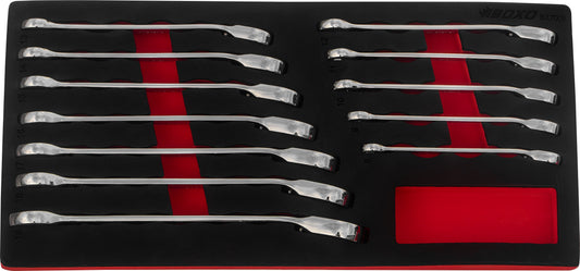 BOXO 12Pc Reversible Ratcheting Spanner Set