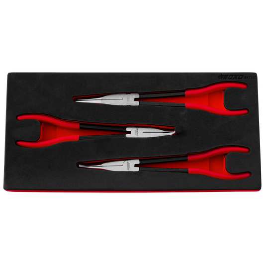 BOXO 3Pc 11" Long Nose Pliers Set