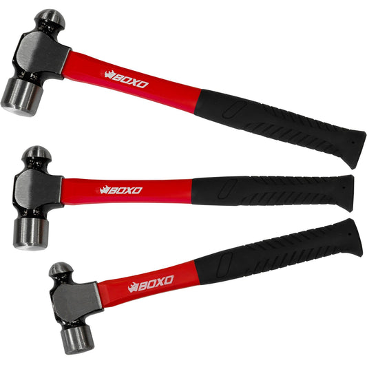 BOXO 3Pc Ball Pein Hammer Set