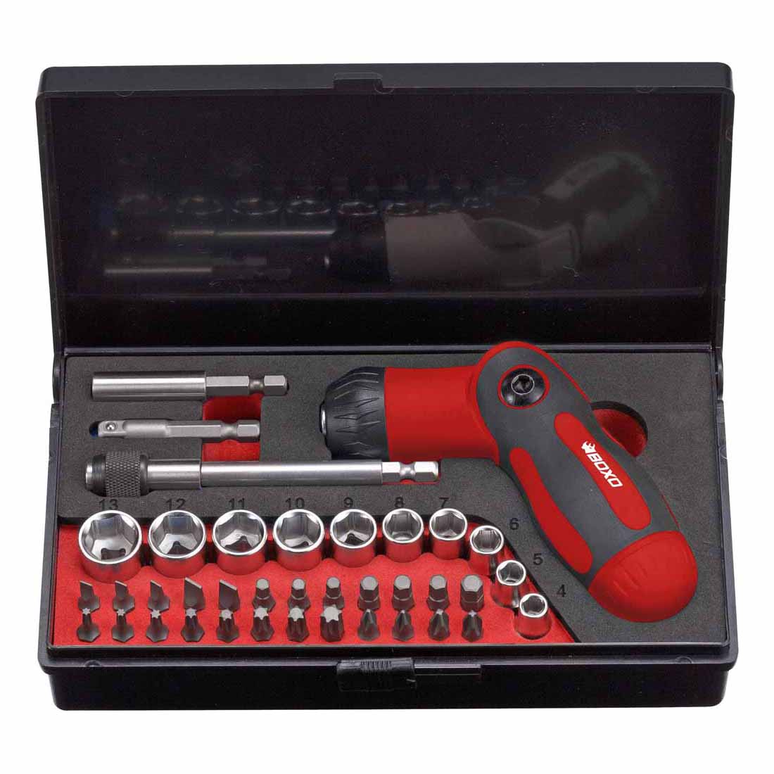 BOXO 38Pc Ratcheting Screwdriver Set