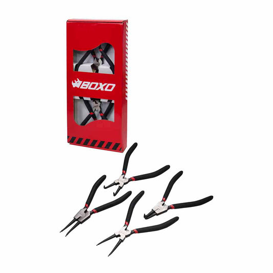 BOXO 4Pc Circlip Plier Set