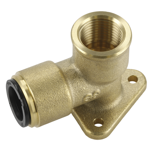 John Guest® Brass Wingback Elbow 15mm x 1/2"BSP