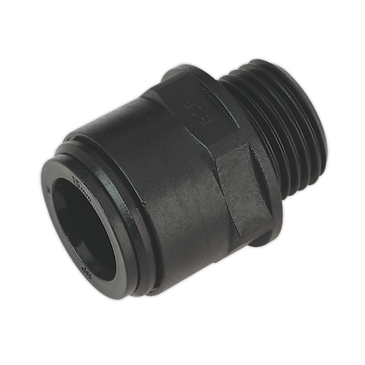 John Guest® Straight Adaptor 15mm x 1/2"BSP - Pack of 2