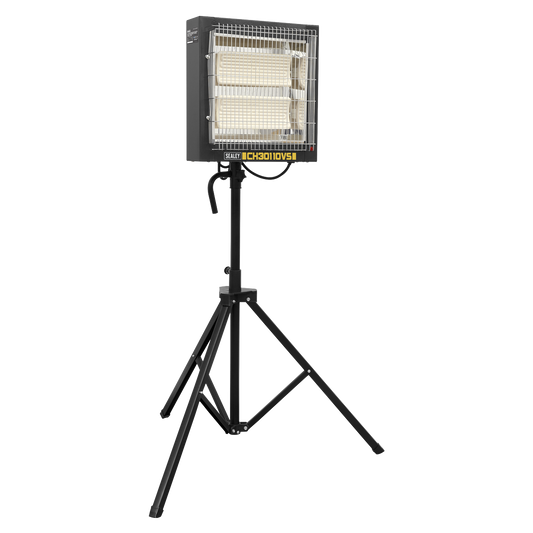 Ceramic Heater with Tripod Stand 1.2/2.4kW, 110V