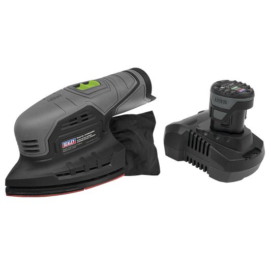 SV10.8 Series 150mm Cordless Detail Sander Kit 10.8V 2Ah