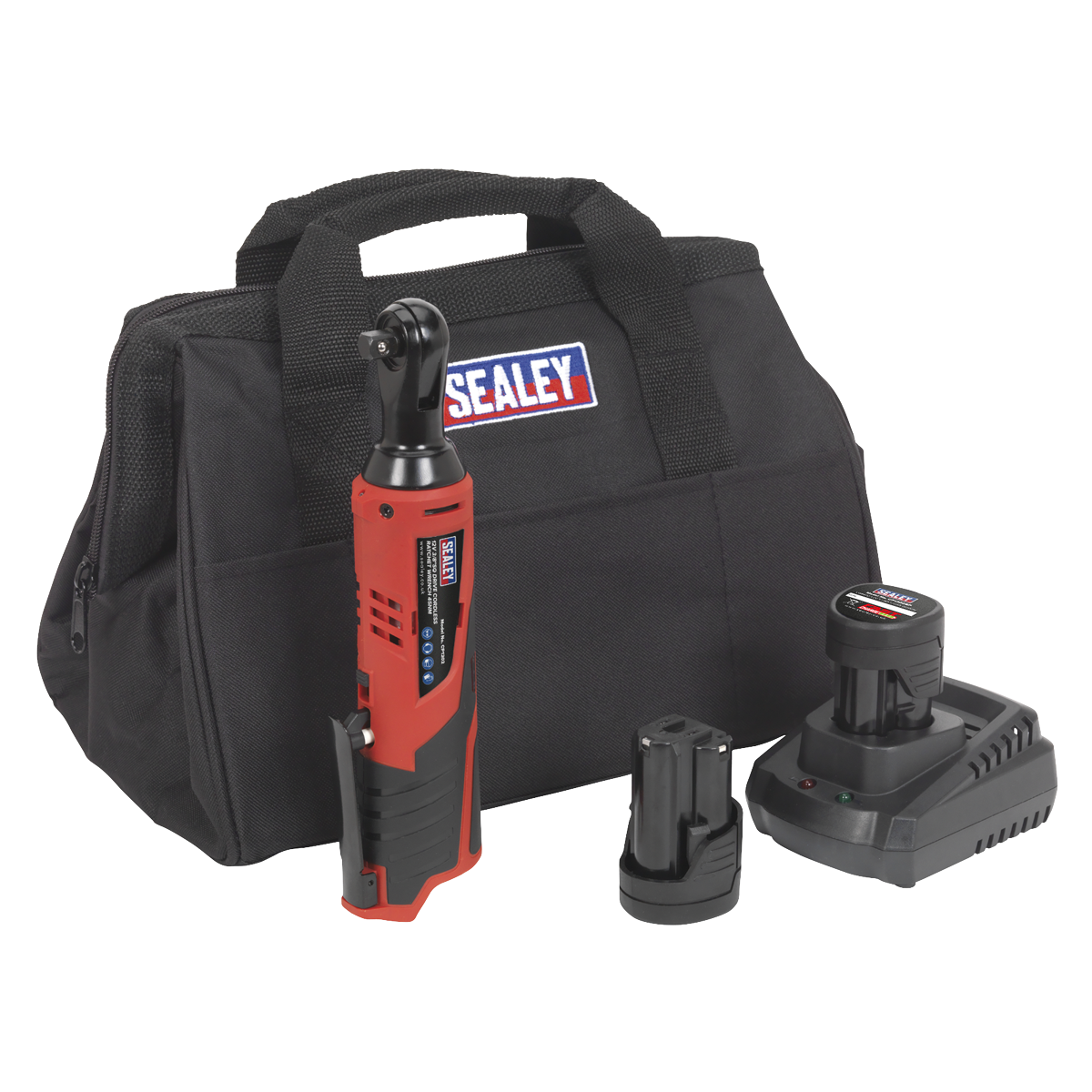 SV12 Series 3/8"Sq Drive Cordless Ratchet Wrench Kit 12V 2Ah - 2 Batteries
