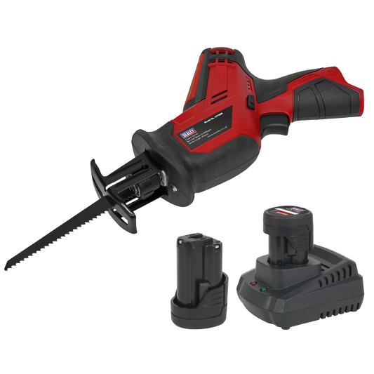 SV12 Series Cordless Reciprocating Saw Kit 12V 2Ah - 2 Batteries