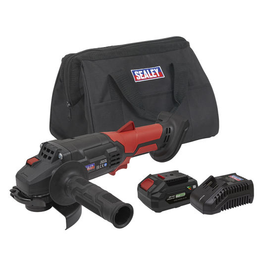 SV20 Series 115mm Cordless Angle Grinder Kit 20V 4Ah