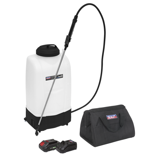 SV20 Series 15L Cordless Garden Backpack Sprayer 20V 2Ah