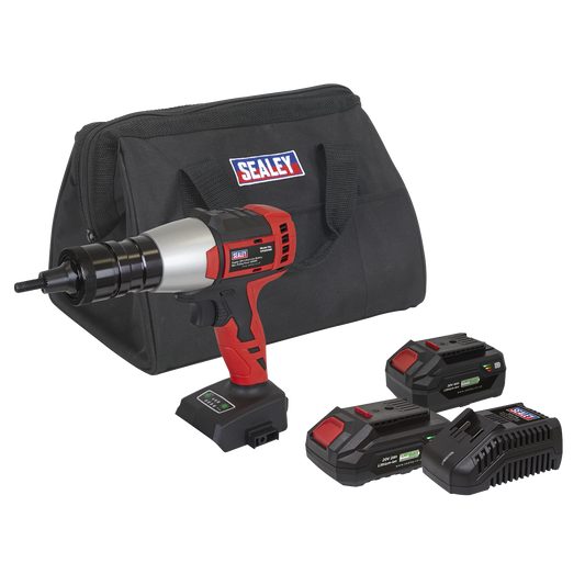 SV20 Series Brushless Cordless Nut Riveter 20V - 2 Batteries