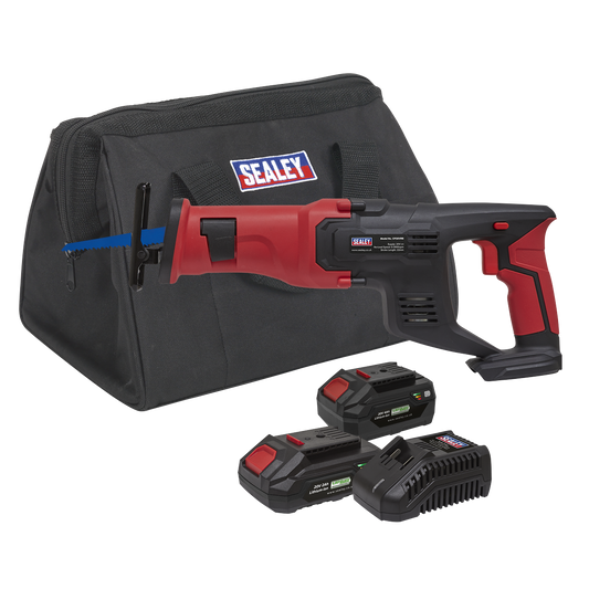 SV20 Series Cordless Reciprocating Saw 20V - 2 Batteries