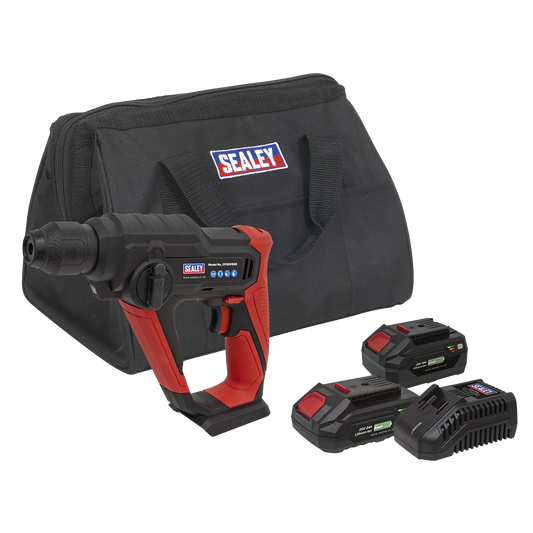 SV20 Series SDS Plus Cordless Rotary Hammer Drill Kit 20V - 2 Batteries