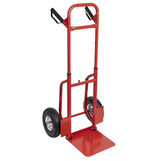 Folding Sack Truck with Pneumatic Tyres 200kg Capacity