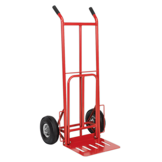 Folding Sack Truck with Pneumatic Tyres 250kg Capacity