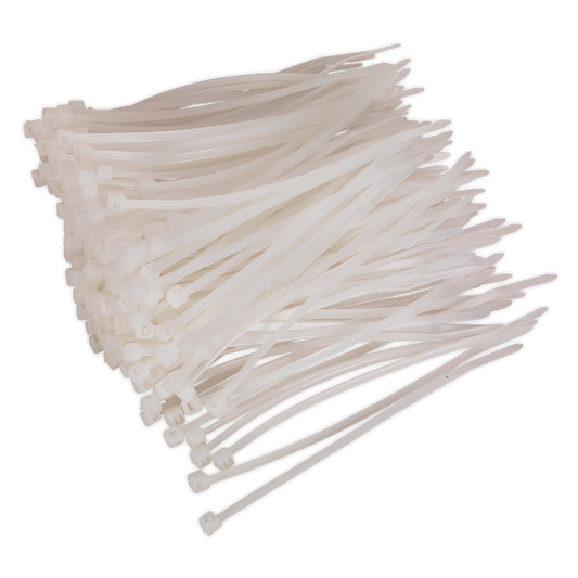 Cable Tie 100 x 2.5mm, White - Pack of 200