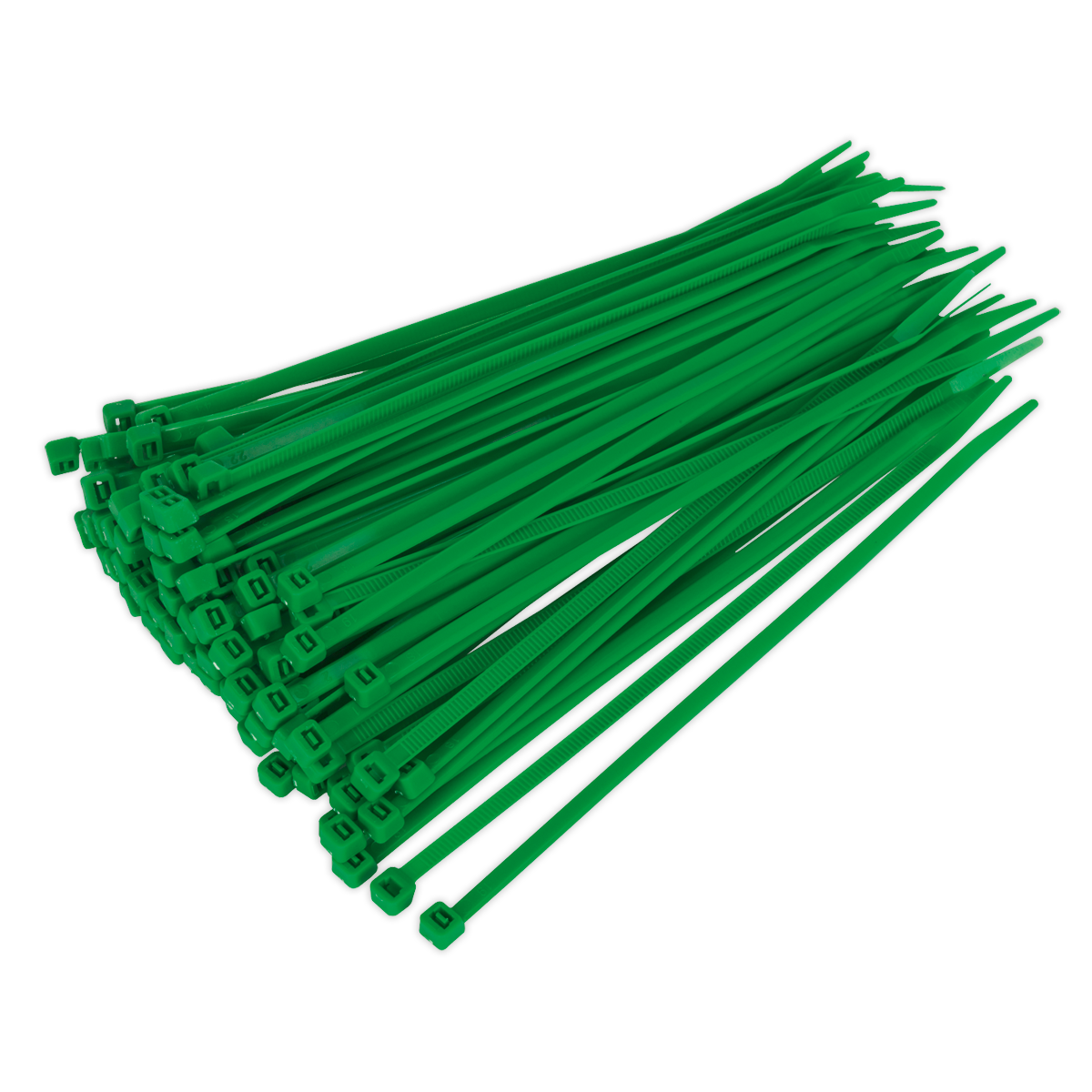 Cable Tie 200 x 4.4mm, Green - Pack of 100