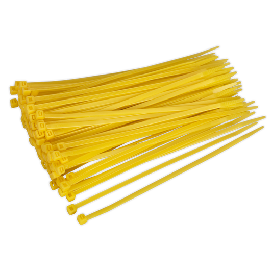 Cable Tie 200 x 4.4mm, Yellow - Pack of 100