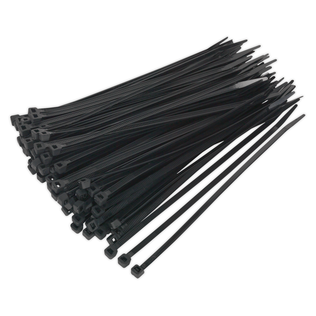 Cable Tie 200 x 4.8mm, Black - Pack of 100