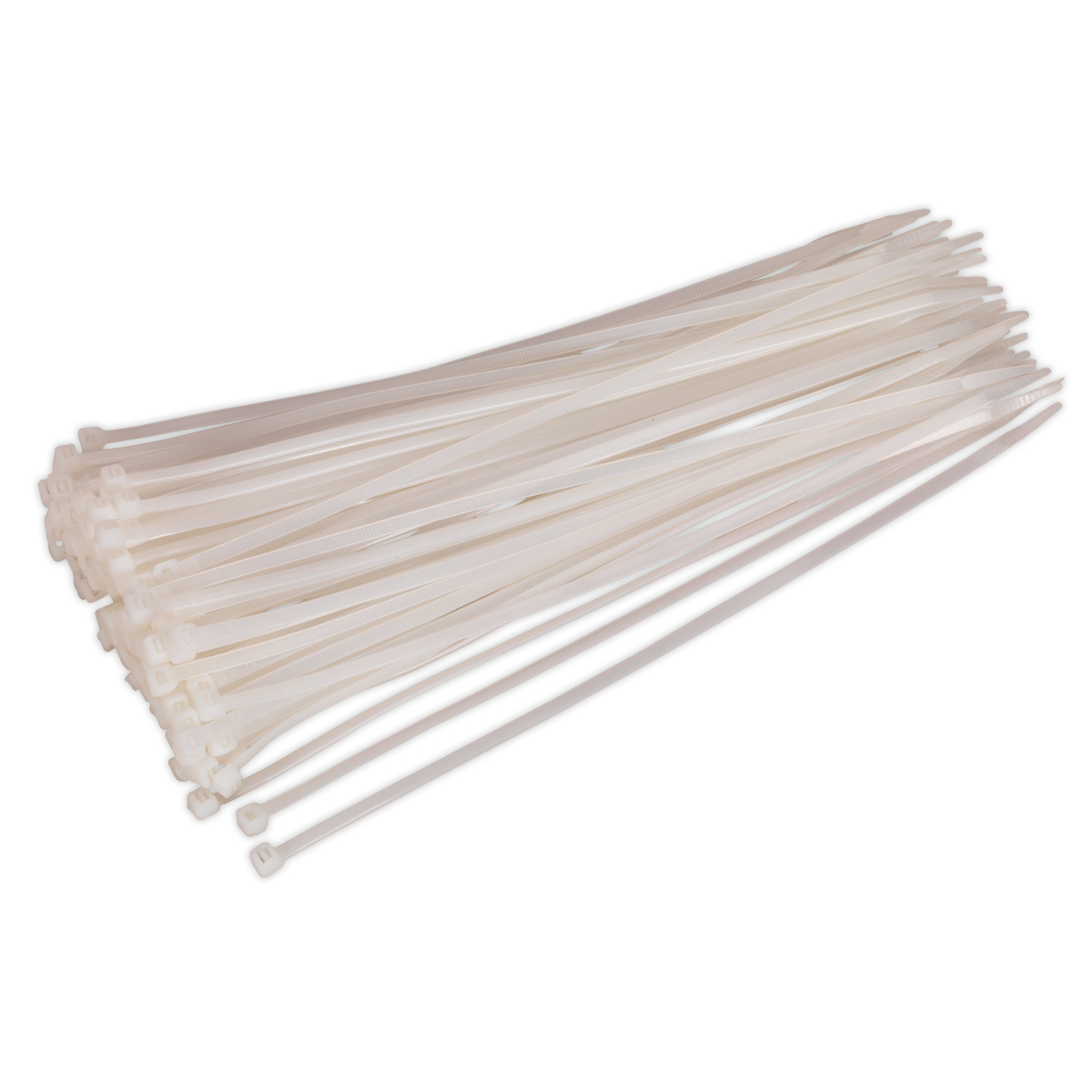 Cable Tie 300 x 4.8mm, White - Pack of 100