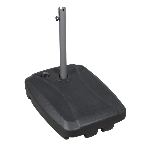 Dellonda Fillable Parasol Base with Wheels, Water/Sand Fill 60L