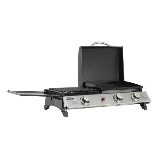 Dellonda 3 Burner Stainless Steel Portable Gas Plancha/Grill 8.5kW