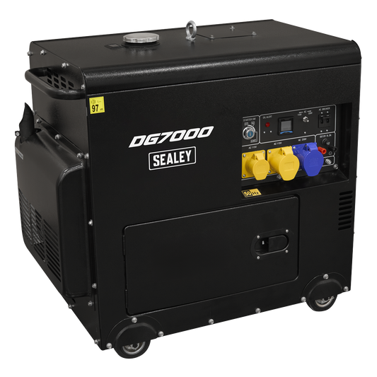 7000W Diesel Generator 4-Stroke Engine 110/230V