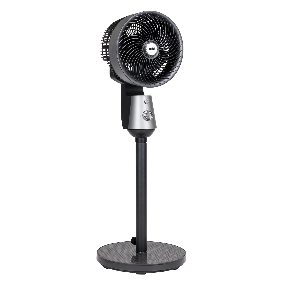 Baridi Pedestal Fan with Manual Control 10" - Grey