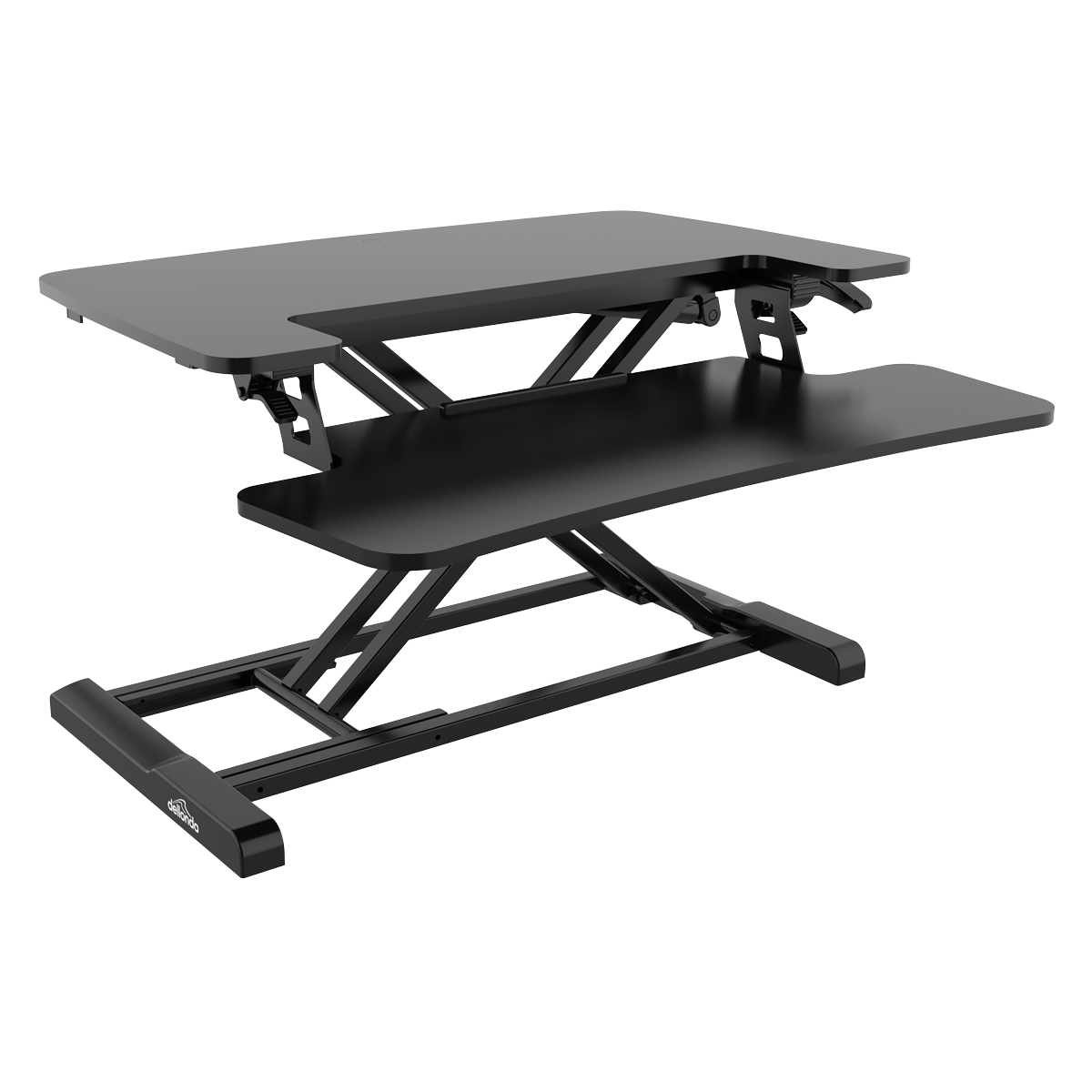 Dellonda 71cm Adjustable-Height Standing Desk Riser 15kg Capacity
