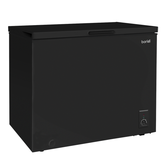 Baridi Freestanding Chest Freezer 199L Capacity - Black