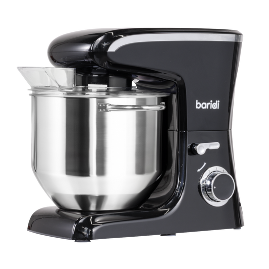 Baridi 1800W Stand Mixer with Accessories 8L - Black