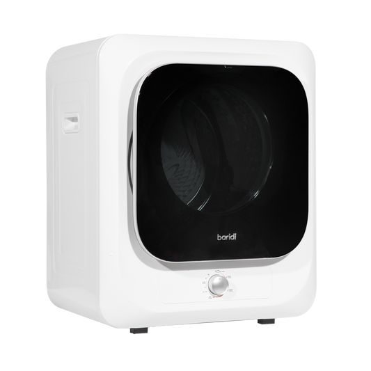 Baridi Tabletop Tumble Dryer with Analogue Controls 2.5kg Capacity - White