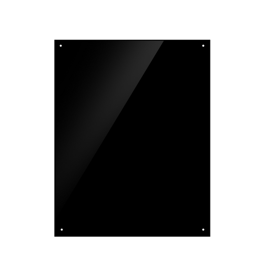 Baridi Splashback for Cooker Hoods 60 x 75cm - Black