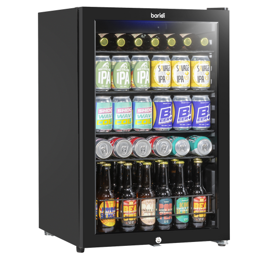 Baridi Under-Counter Drinks/Beer & Wine Fridge 115L Capacity