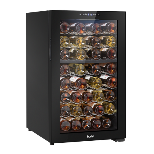 Baridi 52 Bottle Dual Zone Wine Fridge & Cooler