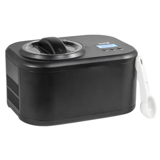 Baridi Automatic Churning Ice Cream Machine 1L Capacity - Black