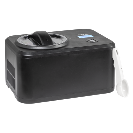 Baridi Automatic Churning Ice Cream Machine 1.5L - Black