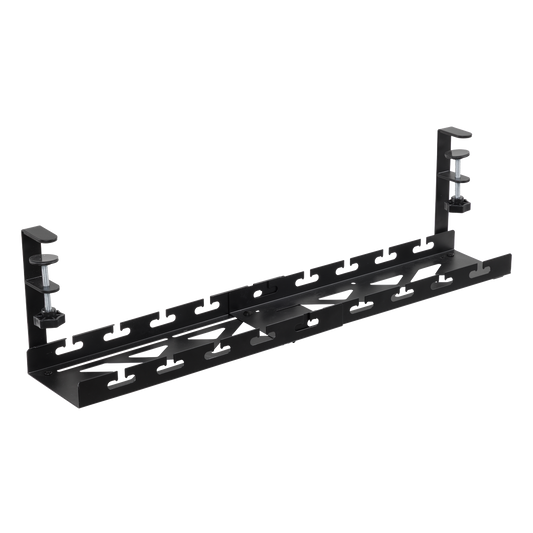 Dellonda Extendable Cable Management Tray 435/730 x 130 x 190 - Black