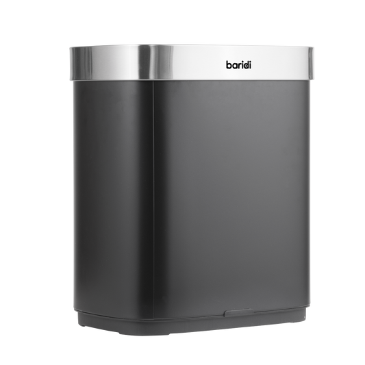 Sensor Bin 50L - Black/Stainless Steel