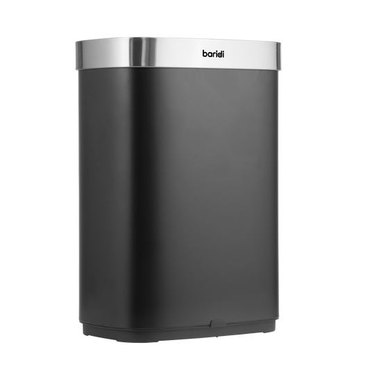 Sensor Bin 65L - Black/Stainless Steel