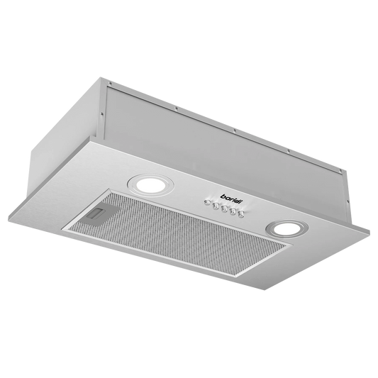 Baridi Cooker Hood with 5 Layer Filter 52cm - Stainless Steel