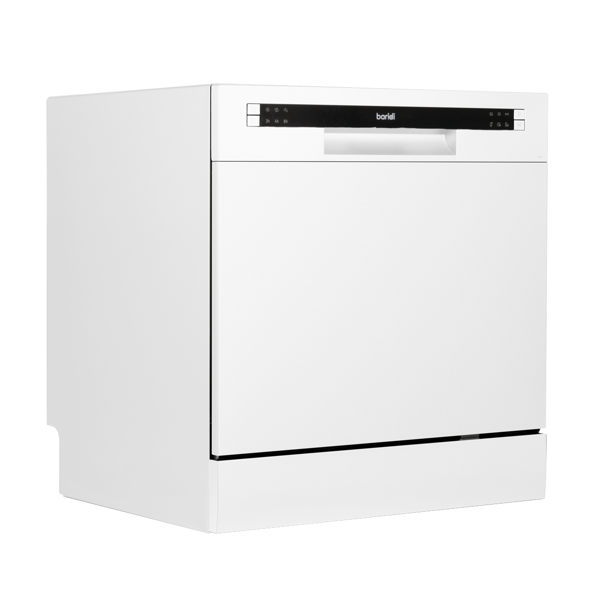 Baridi Tabletop Dishwasher 8 Place Settings 8L Capacity - White
