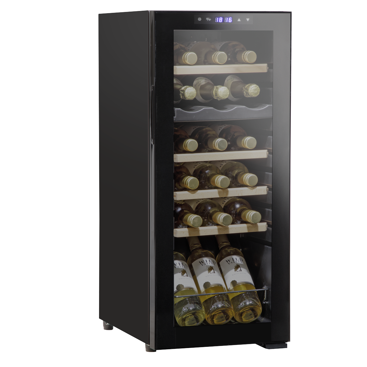 Baridi 18 Bottle Dual Zone Wine Fridge & Cooler