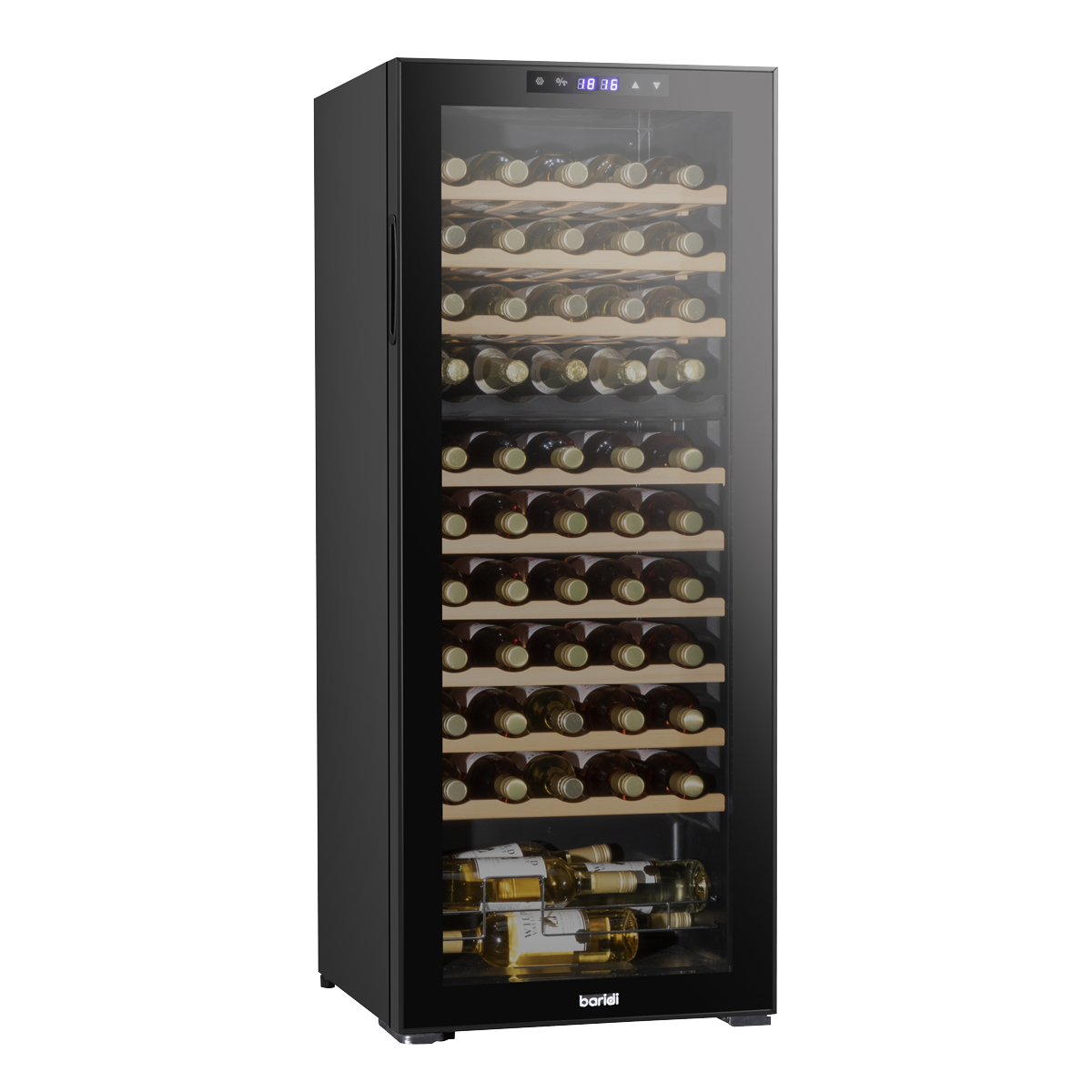 Baridi 55 Bottle Dual Zone Wine Fridge & Cooler