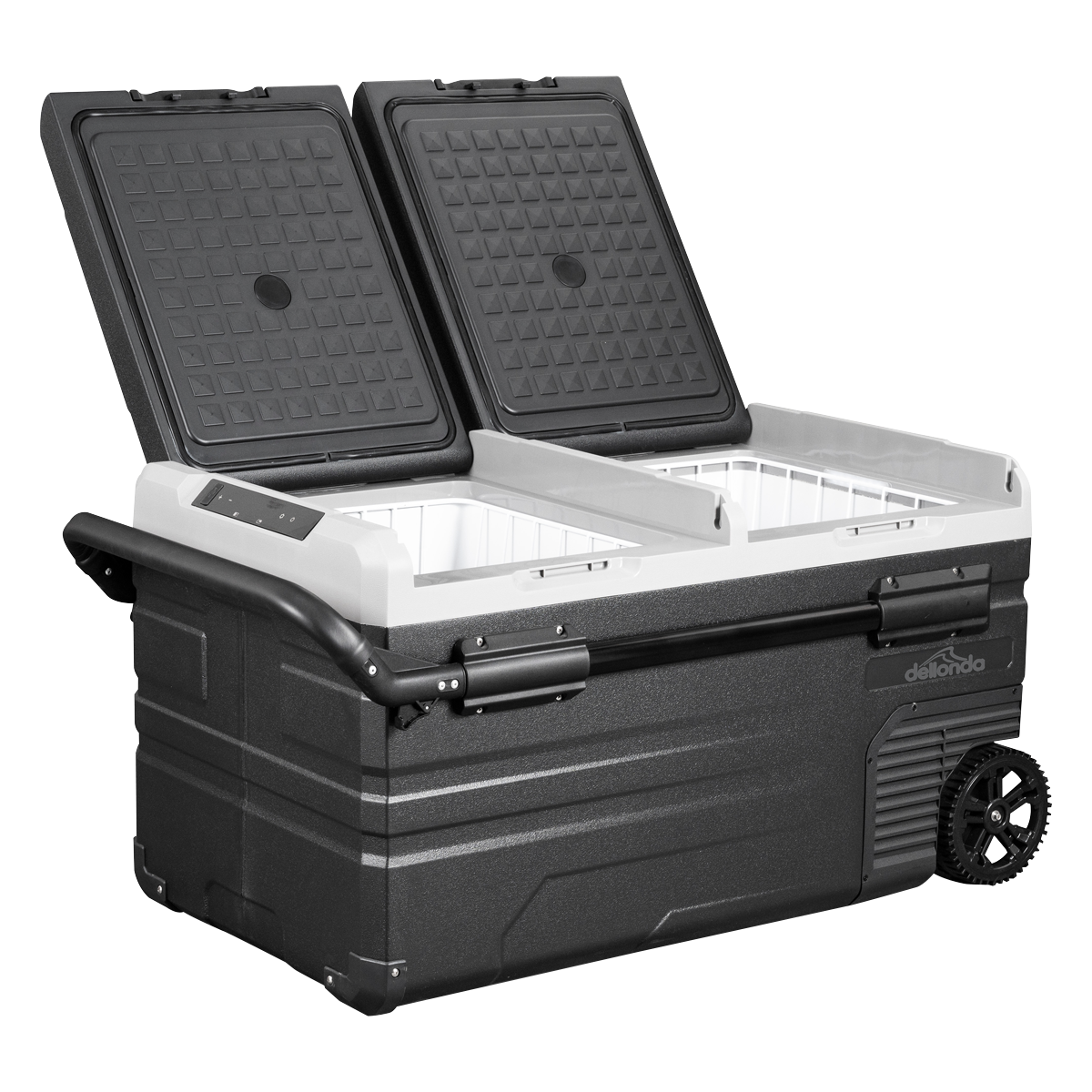 Dellonda Portable Fridge Freezer/Cool Box with LED Display 75L