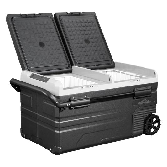 Dellonda Portable Fridge Freezer/Cool Box with LED Display 75L