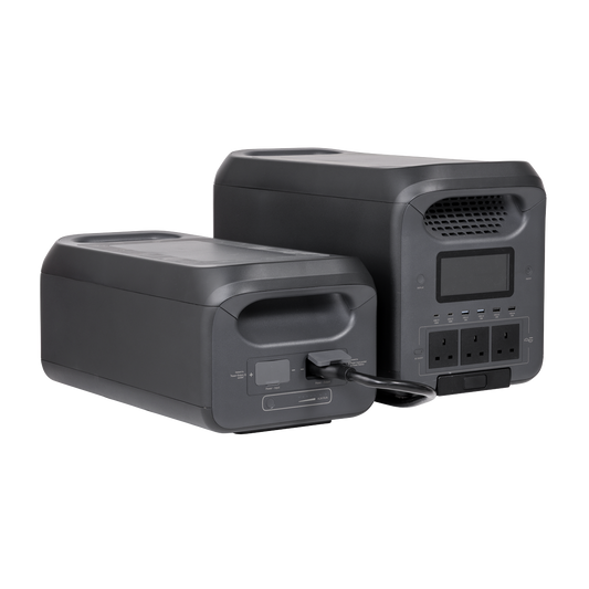 Dellonda Portable Power Station 3000W & Battery Expansion Pack 2560Wh