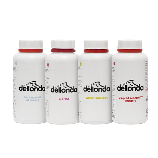 Dellonda Swimming Pool Starter Kit - Chlorine, pH Increaser, pH Reducer, Algaecide