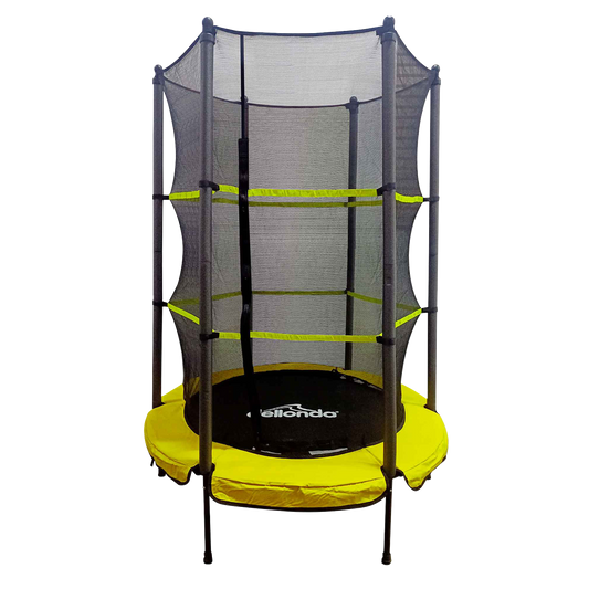 Dellonda Mini Trampoline with Safety Enclosure Net 4.6ft