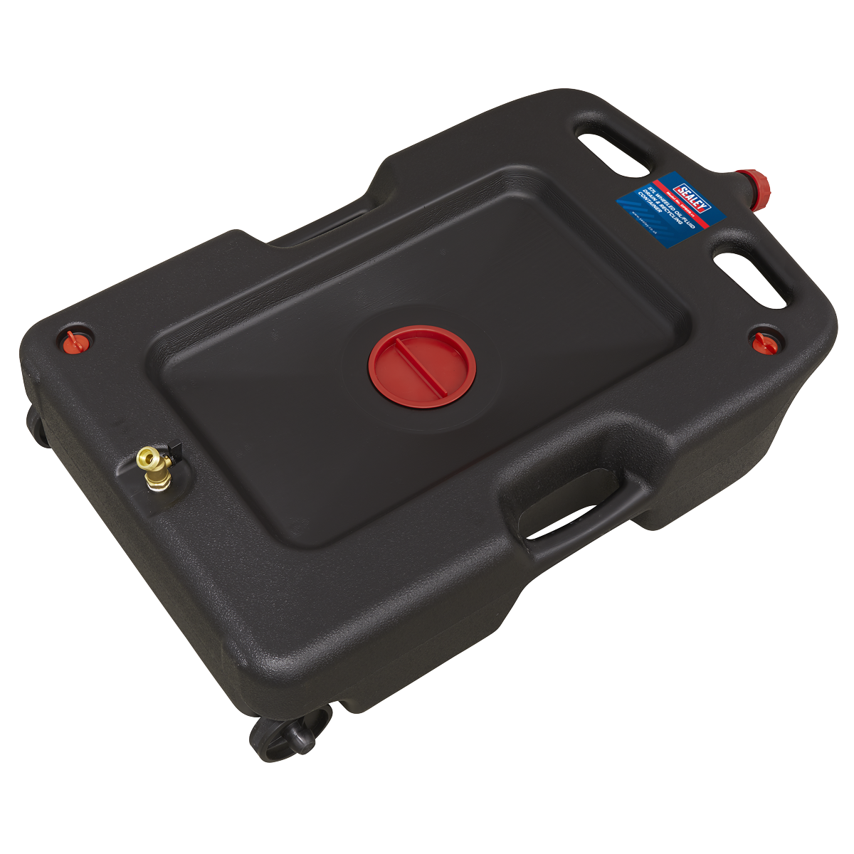 Oil/Fluid Drain & Recycling Container with Wheels 57L